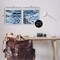 Stupell Industries Breaking Ocean Waves 2 pc Framed Giclee Wall Art Set Design by Melissa Wang